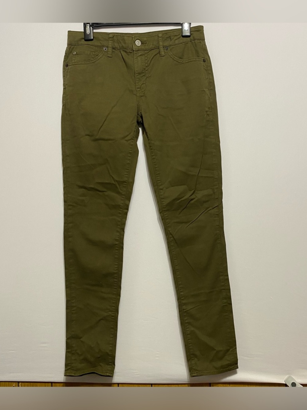 Denim & Supply Ralph Lauren Pants 28x32 Chino Skinny Slim Fit Army Green